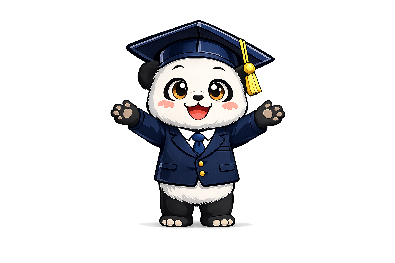 Panda, DegreeCap mascot